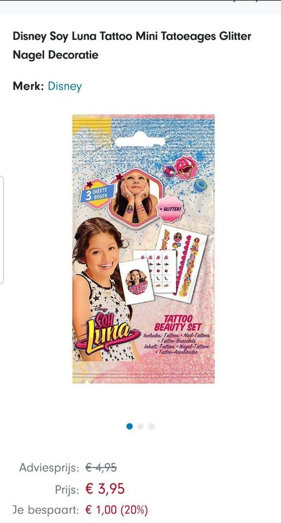 Tattoo van Beauty Set, Ophalen of Verzenden, Nieuw, Overige typen