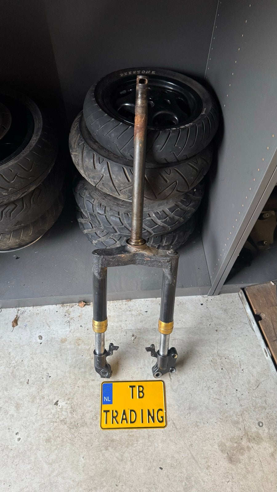 Gouden ringen voorvork Piaggio Runner 125, Piaggio, Gebruikt, Overige typen, M