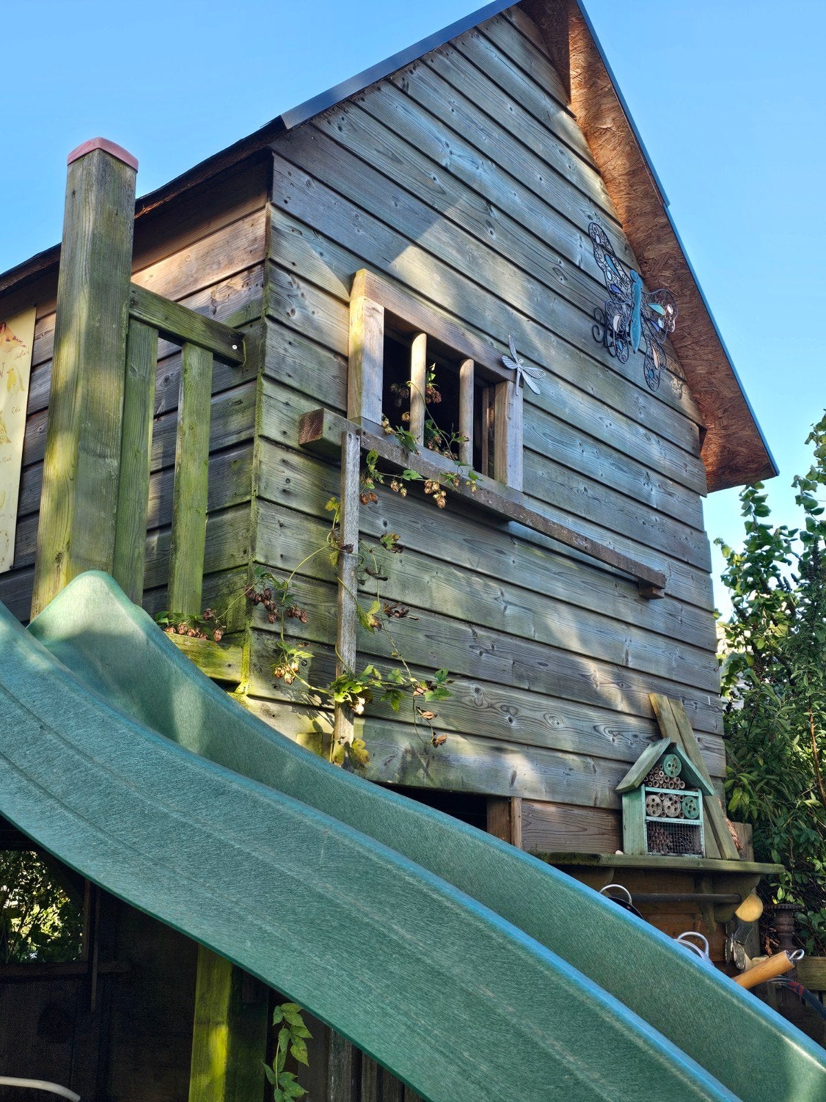 speelhuisje zelf demonteren, Ophalen, Gebruikt, Hout