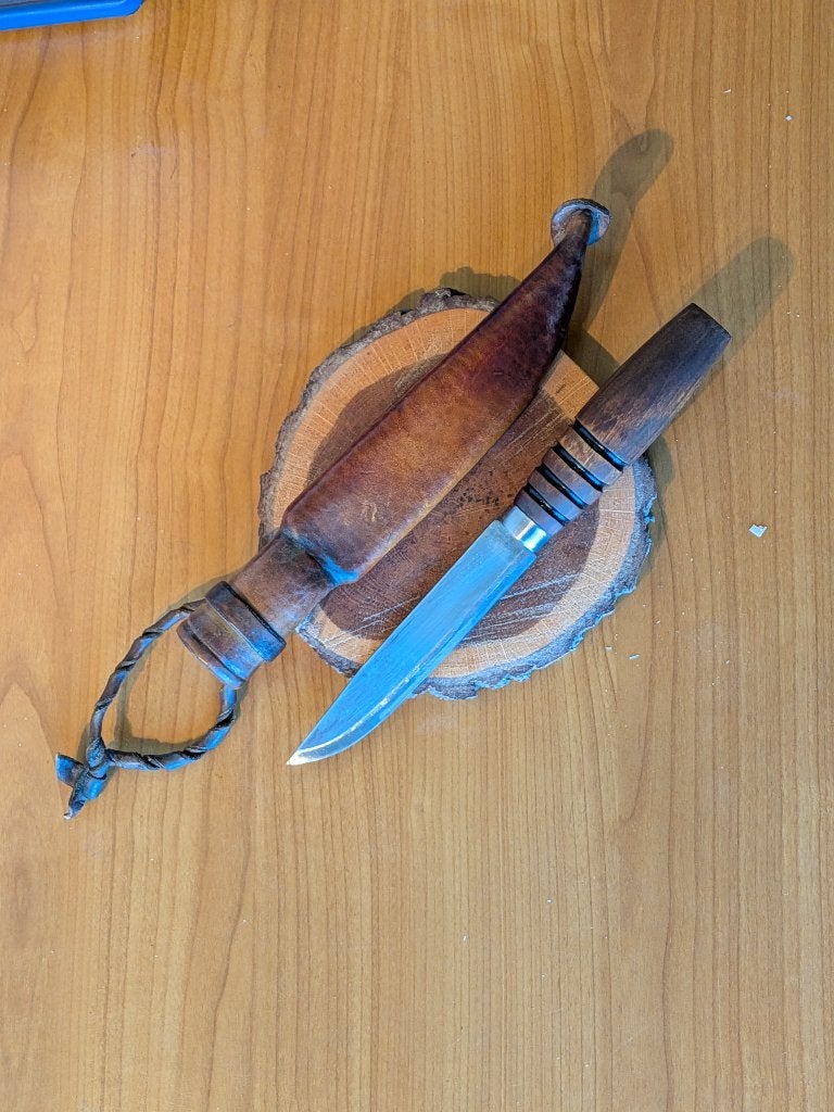 Fins/Sami mes, Ophalen of Verzenden, Zo goed als nieuw