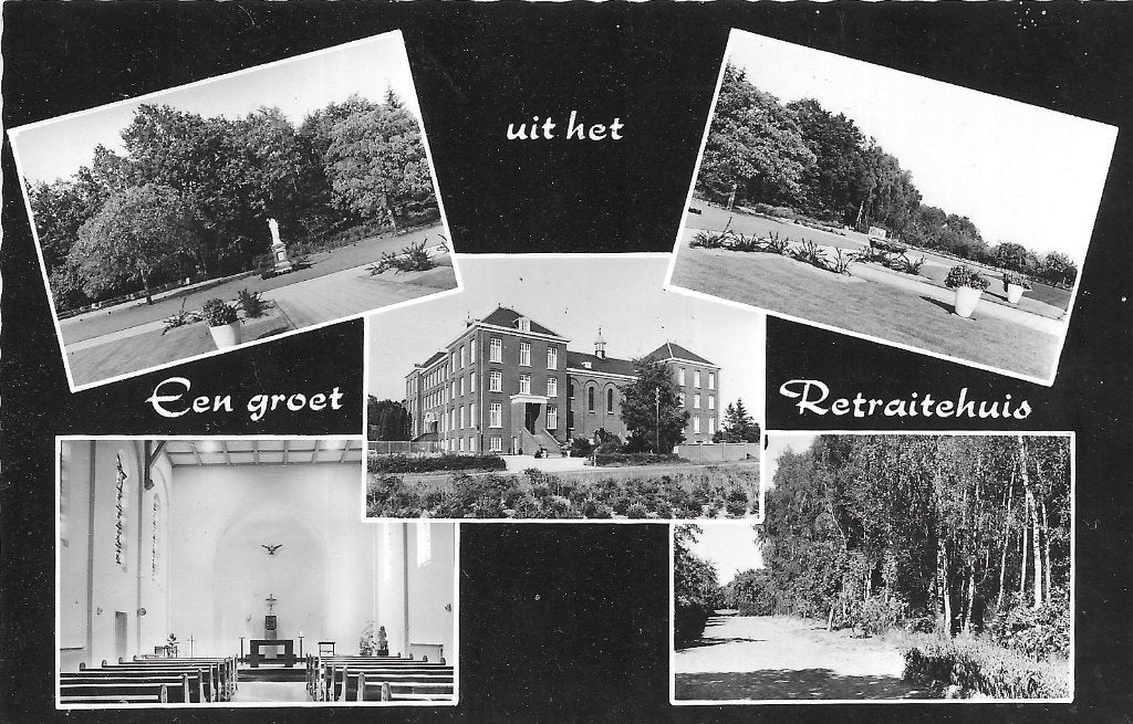 AK Uden - Een groet uit het Retraitehuis, Verzenden, 1960 tot 1980, Gelopen, Noord-Brabant