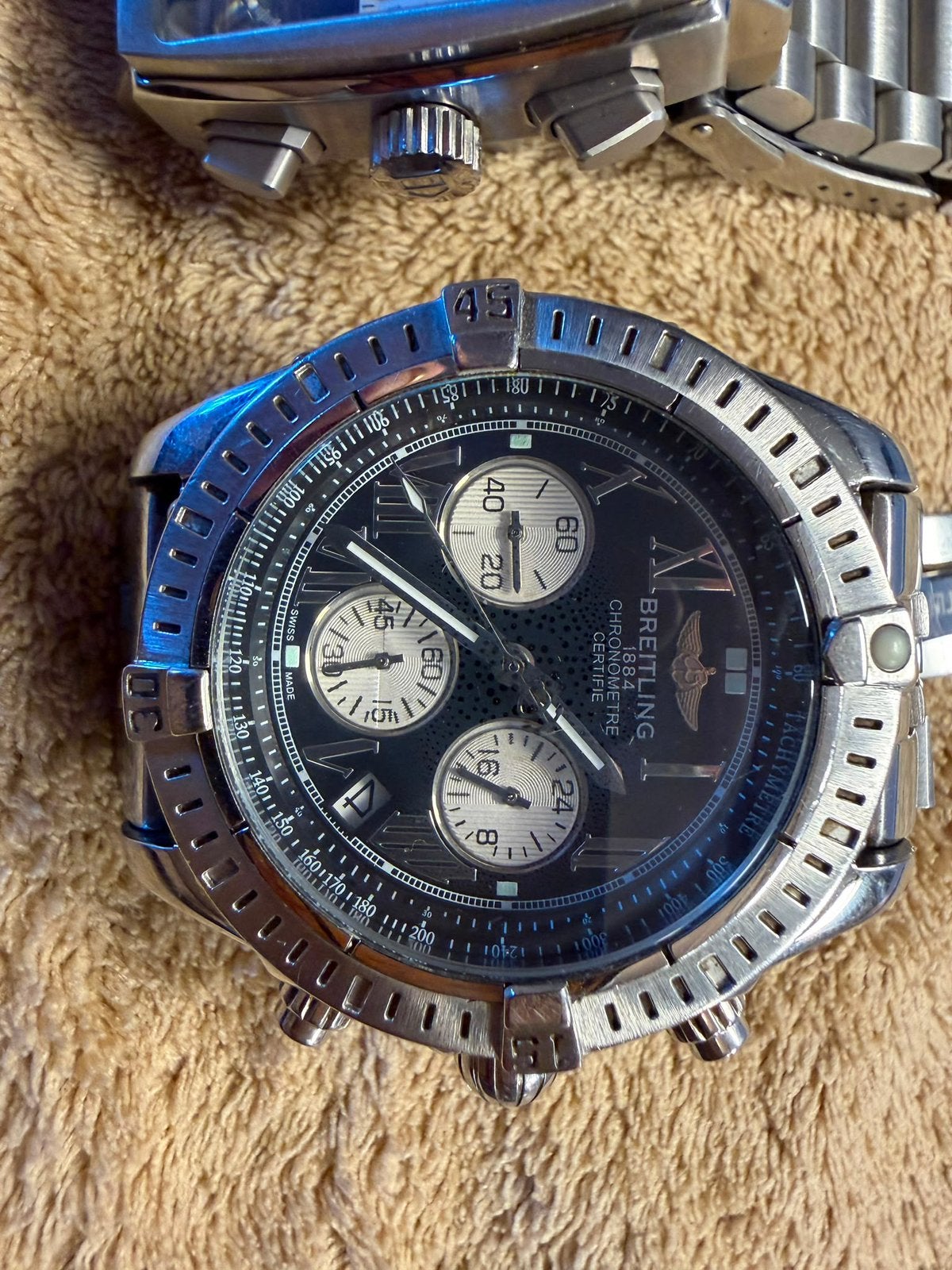 Hublot , Breitling , Automaat, Ophalen of Verzenden, Zo goed als nieuw, Staal, TAG Heuer