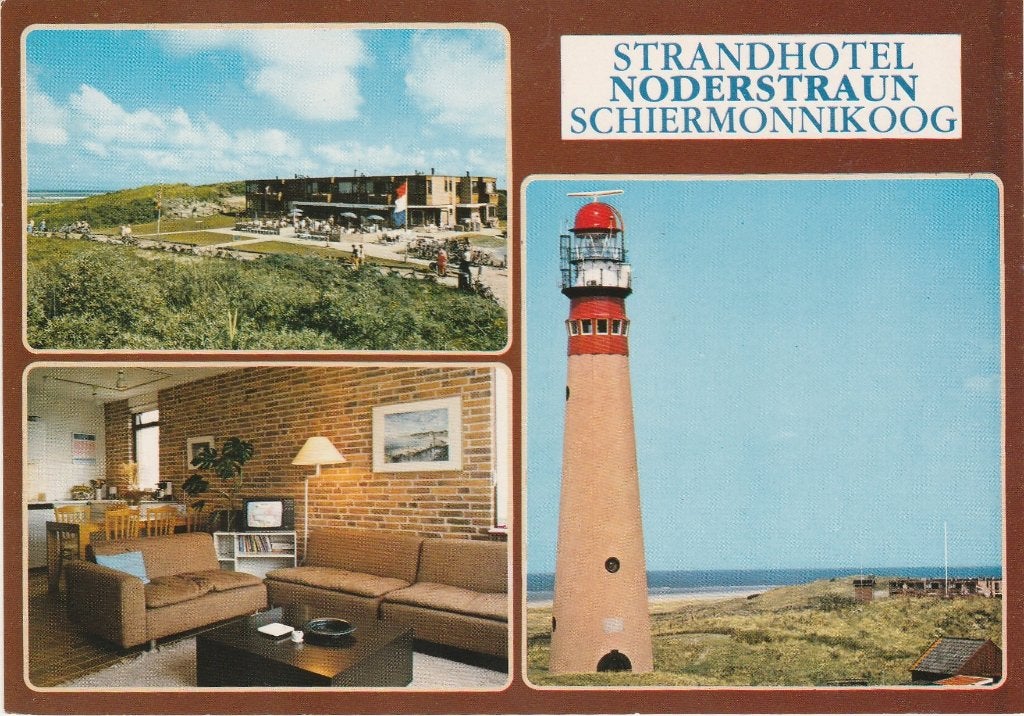 SCHIERMONNIKOOG Strandhotel Noderstraun, Verzenden, 1980 tot heden, Ongelopen, Waddeneilanden