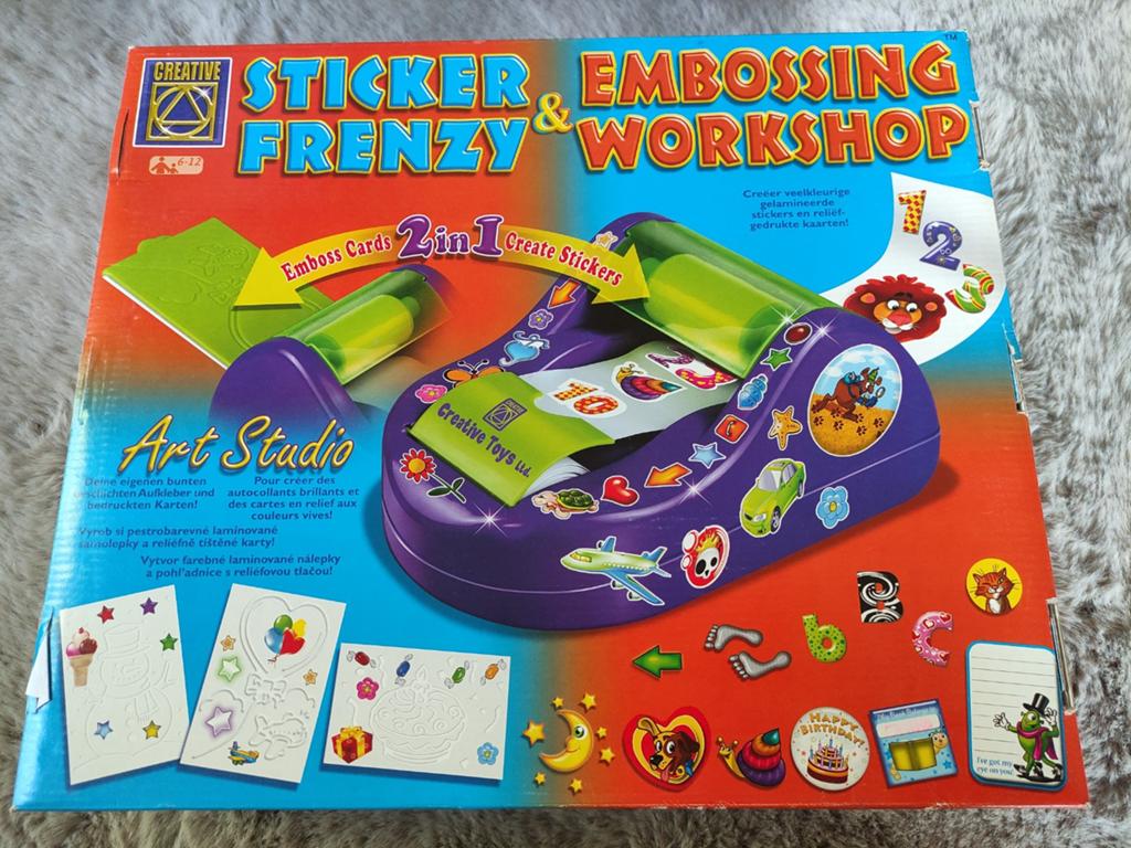Creative Sticker Embossing & Workshop Art Studio, Gebruikt, Overige thema's, Meerkleurig, Ophalen of Verzenden