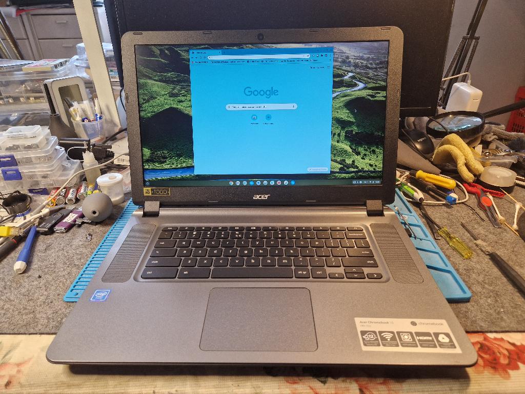 Acer Chromebook 15 CB3-532-C8E0 15.6 Inch, 15 inch, Qwerty, Touchscreen, Ophalen of Verzenden