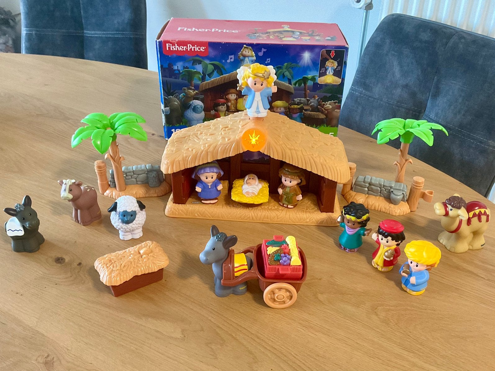 Little People Kerststal met licht en geluid - incl. doos, Kinderen en Baby's, Speelgoed | Fisher-Price, Ophalen, Gebruikt, Speelset