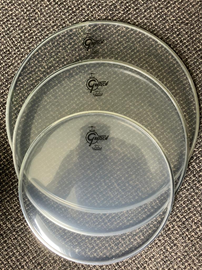 3 Gretsch (by Remo) drumvellen clear, 12/14/16, Ophalen of Verzenden, Nieuw, Drums of Percussie