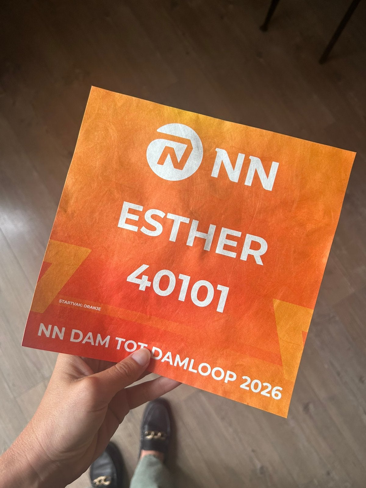 NN Dam tot Dam startbewijs 10 miles, Eén persoon