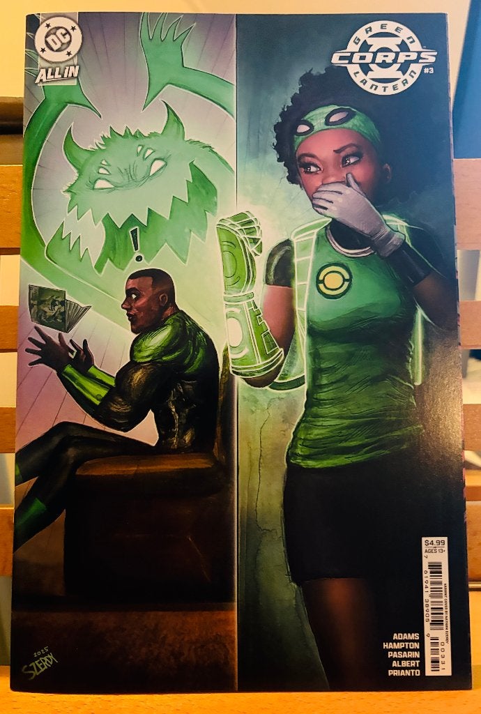 Green Lantern Corps #3 Nathan Szerdy  variant (DC Comics), Eén comic, Amerika, Nieuw, Ophalen of Verzenden