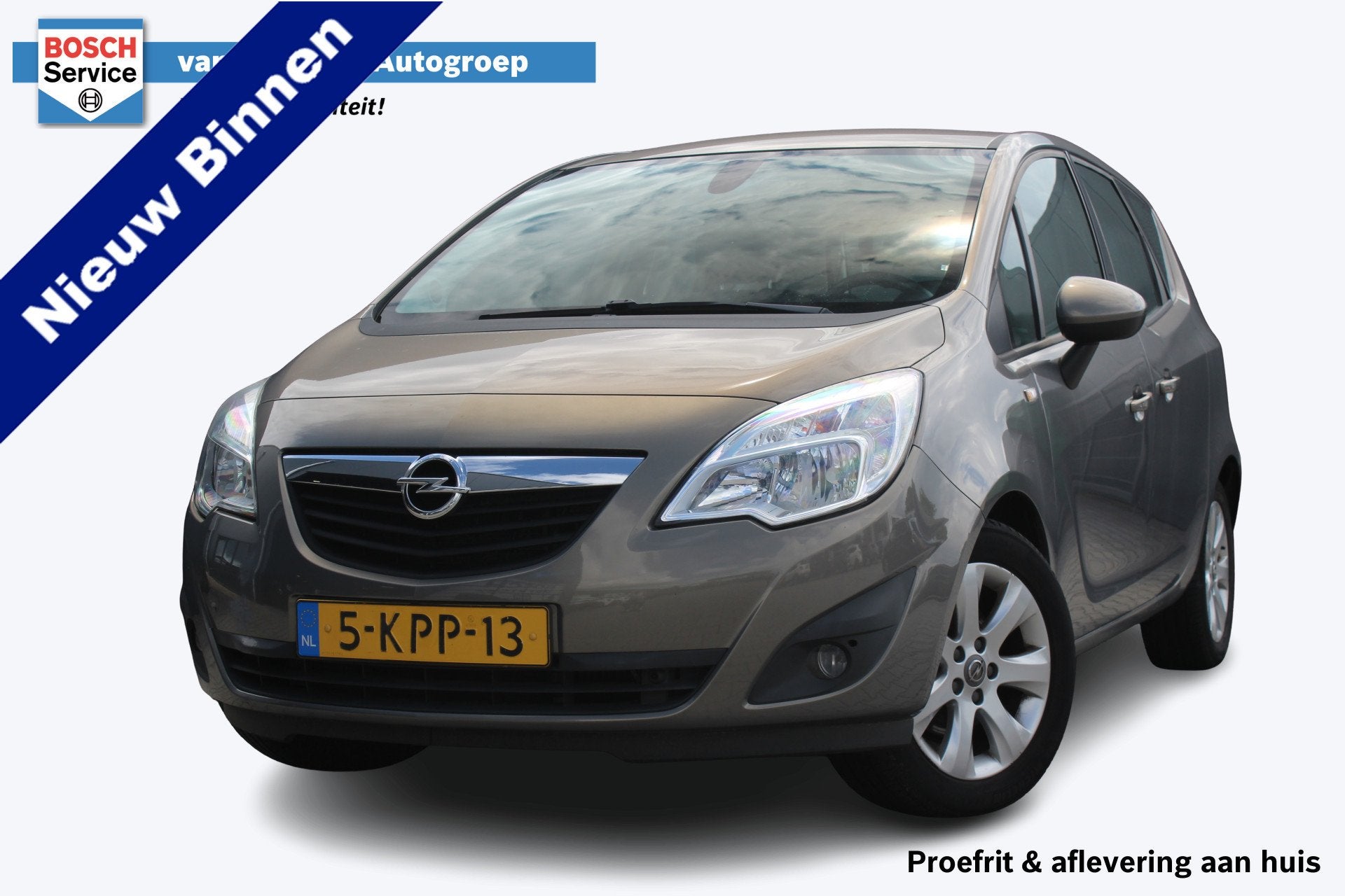Opel Meriva 1.4 Turbo Berlin | Airco | Cruise control | Rege, Auto's, Opel, Voorwielaandrijving, Euro 5, Stof, Gebruikt