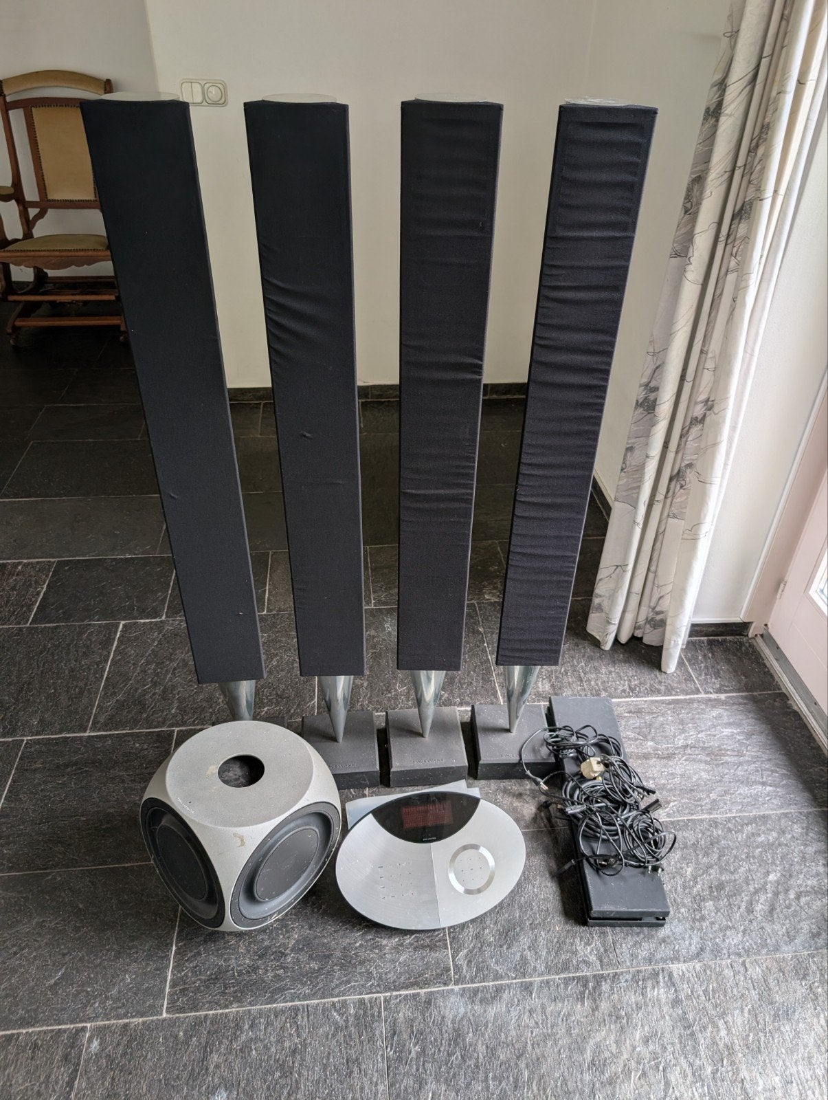 Bang & Olufsen BeoCenter 2 met BeoLab 8000 speakers, Ophalen, Gebruikt, Losse componenten, Bang & Olufsen