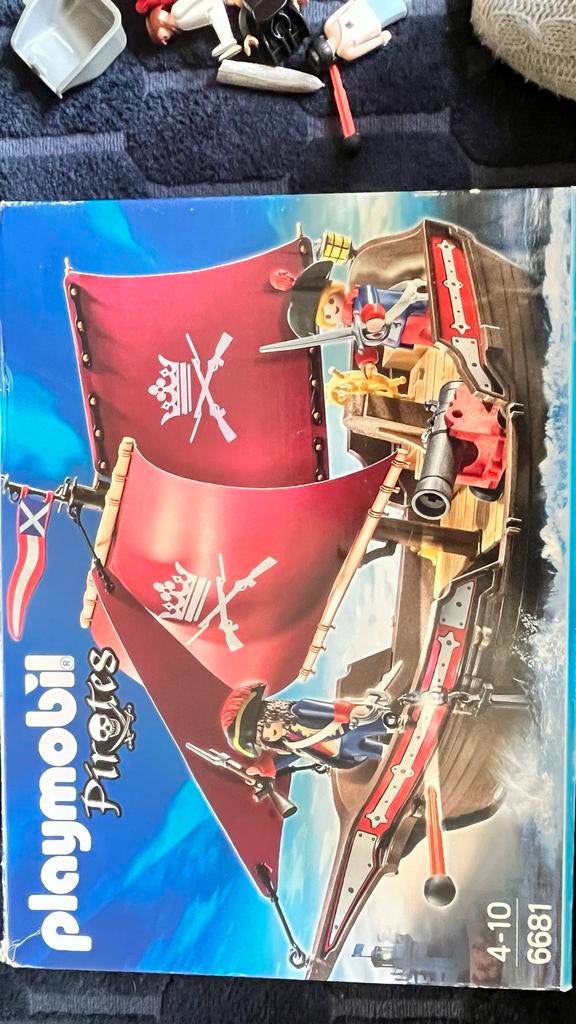 Playmobil Piratenschip 6681, Kinderen en Baby's, Speelgoed | Playmobil, Ophalen of Verzenden, Gebruikt, Los playmobil