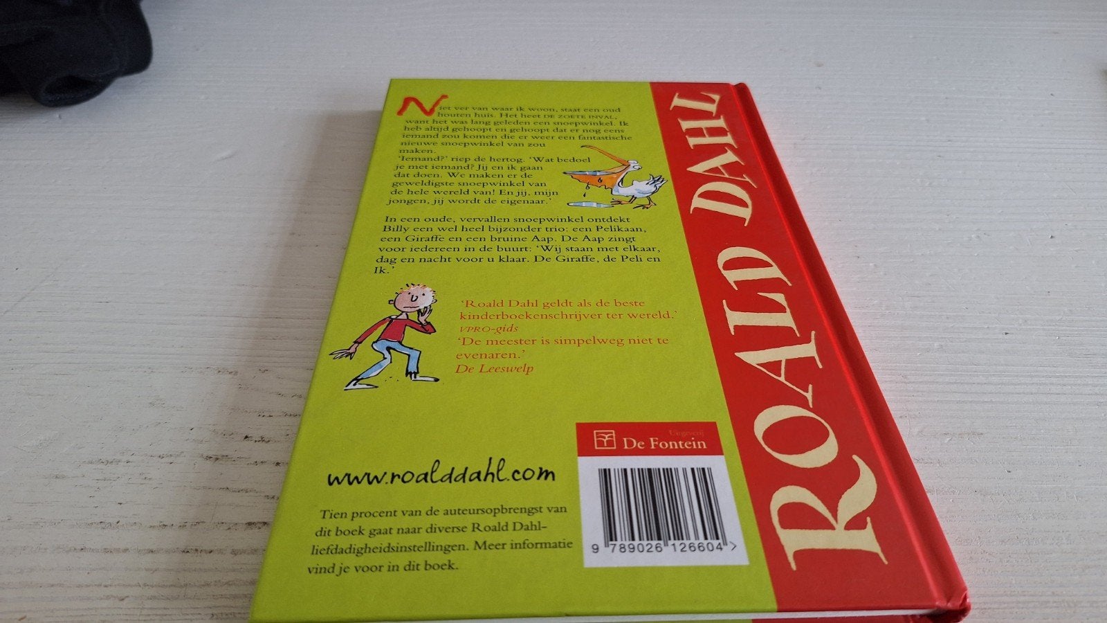 De Giraffe, de Peli en Ik - Roald Dahl, Ophalen of Verzenden, Zo goed als nieuw, Roald Dahl, Fictie algemeen