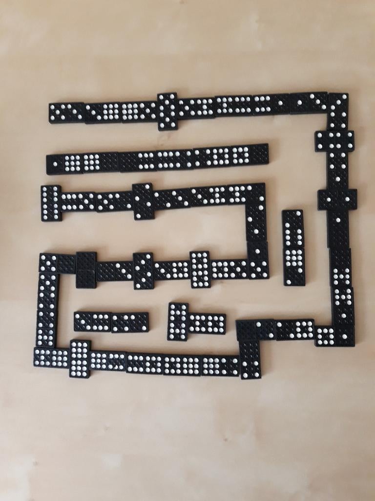 Domino stenen., Ophalen of Verzenden, Gebruikt