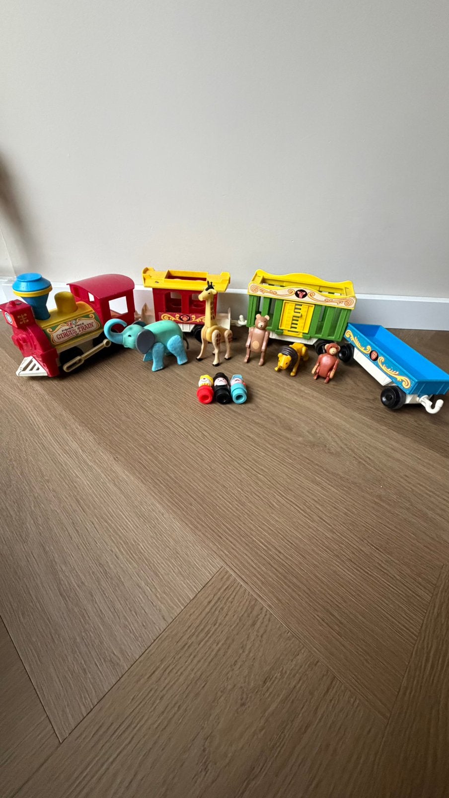 Vintage Fisher-Price Circus Train 991, Ophalen of Verzenden, Gebruikt