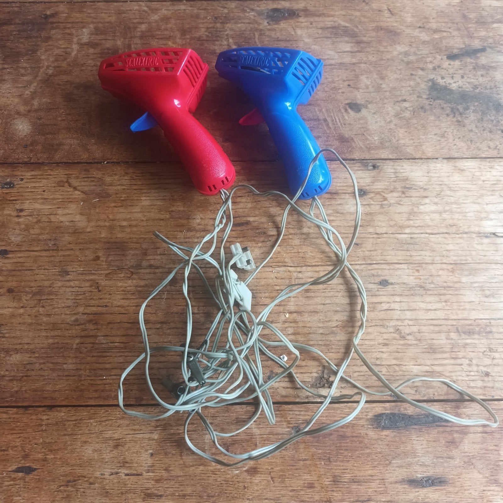 Set Scalextric snelheidsregelaars - Rood en Blauw, Kinderen en Baby's, Speelgoed | Racebanen, Overige merken, Gebruikt, Onderdelen