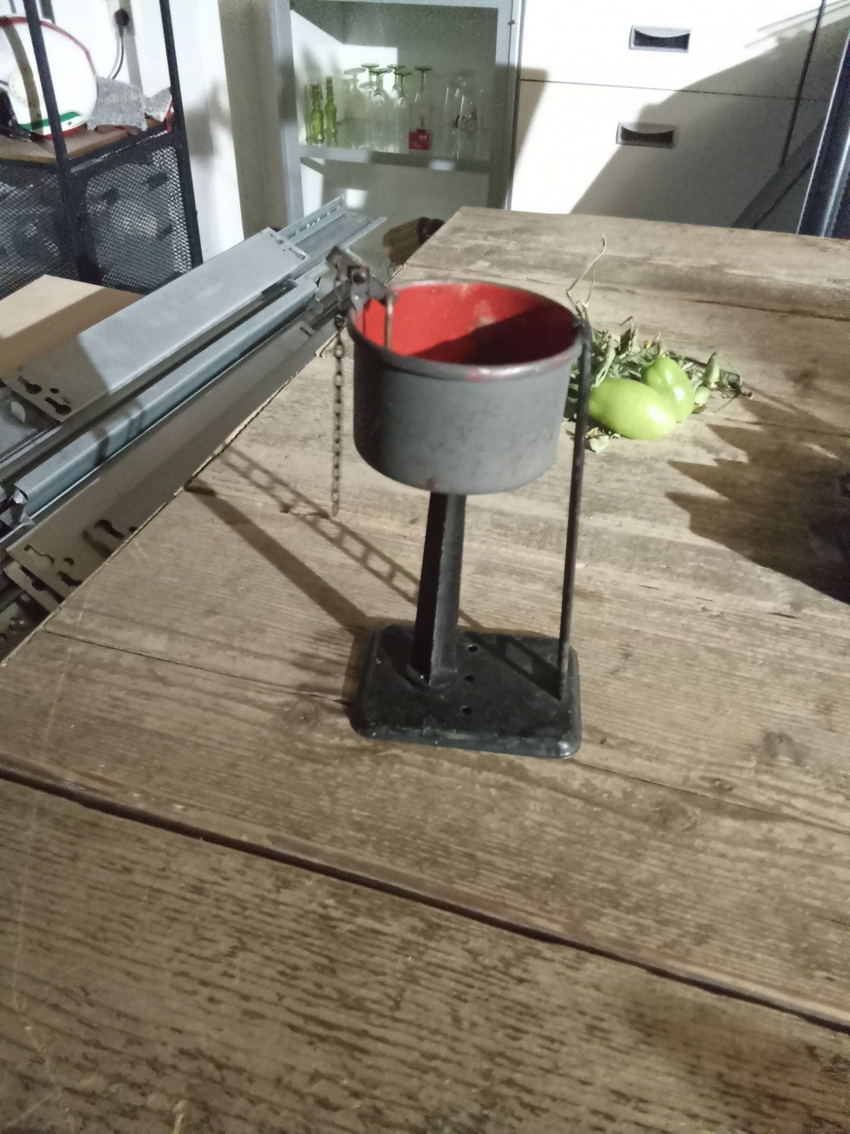 Antieke watertoren voor stoomlocomotief spoor 1 en 0, Hobby en Vrije tijd, Ophalen of Verzenden, Gelijkstroom of Wisselstroom