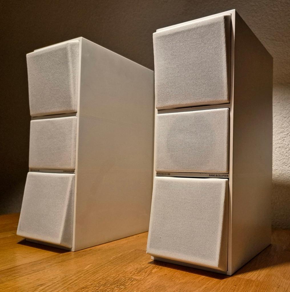 ✅ Bang & Olufsen B&O Beovox CX 100, Ophalen, 60 tot 120 watt, Front, Rear of Stereo speakers, Overige merken