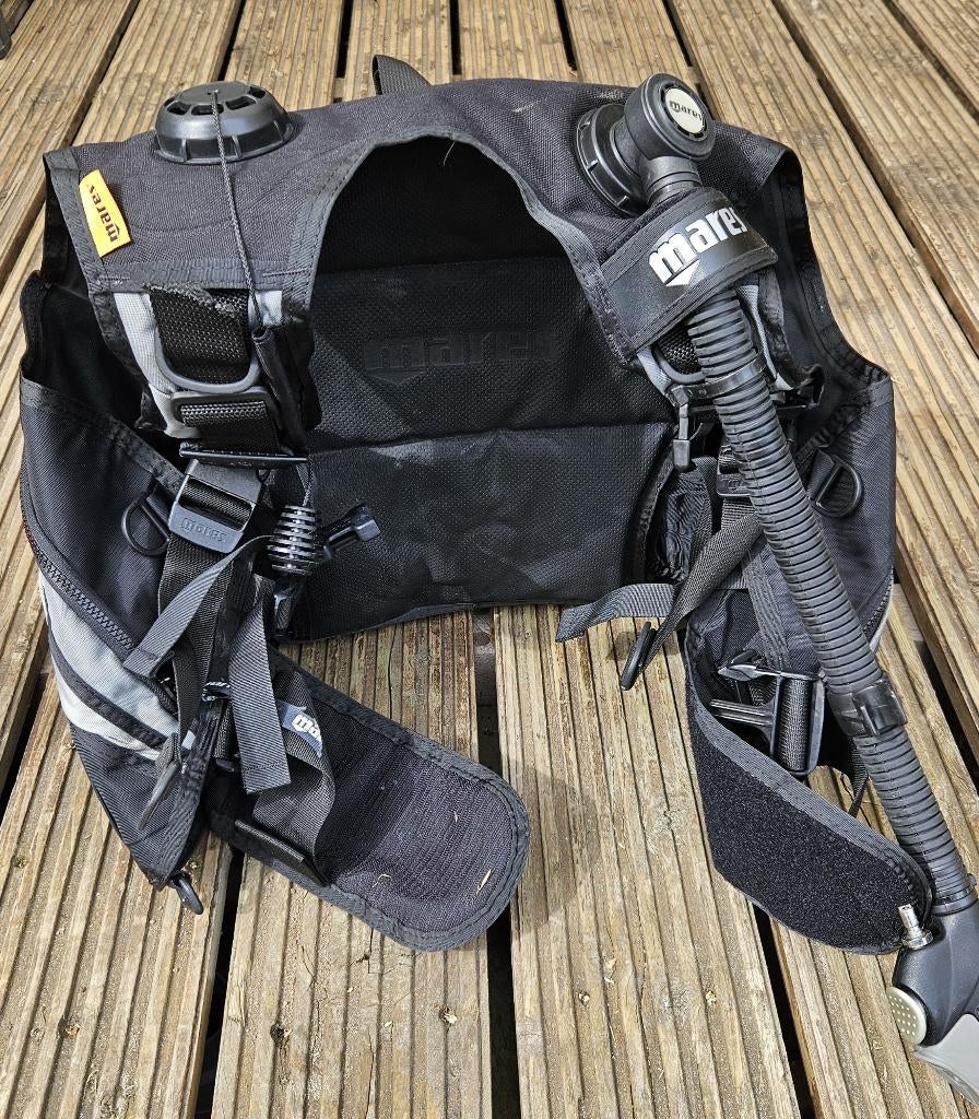 Scuba trimvest, maat XS met tas, Watersport en Boten, Duiken, Ophalen of Verzenden, Gebruikt, Overige typen