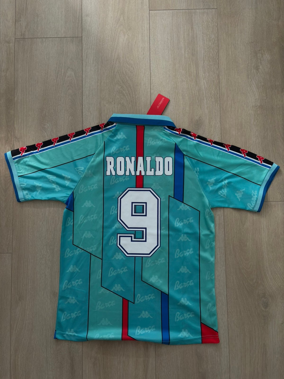 FC Barcelona shirt 1996/1997 RONALDO NAZARIO maat L, Ophalen of Verzenden, Zo goed als nieuw, Shirt