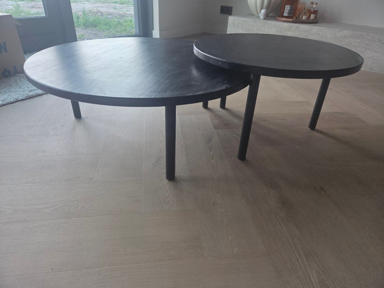 Salontafel WOOOD 80 en 60 cm, Huis en Inrichting, Ophalen, 50 tot 100 cm, 50 tot 100 cm, Minder dan 50 cm
