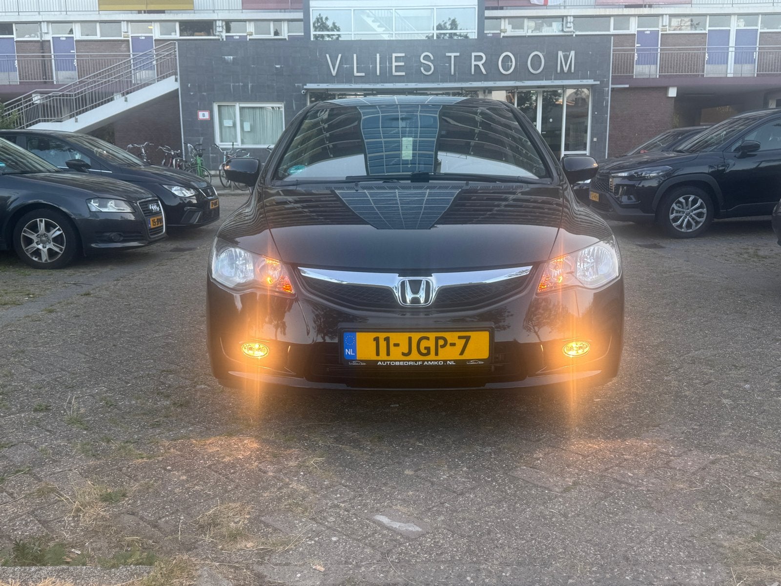 Honda Civic 1.3 Vtec Hybrid 4DR C-tr. 2009 Zwart, Automaat, Zwart, Zwart, Origineel Nederlands
