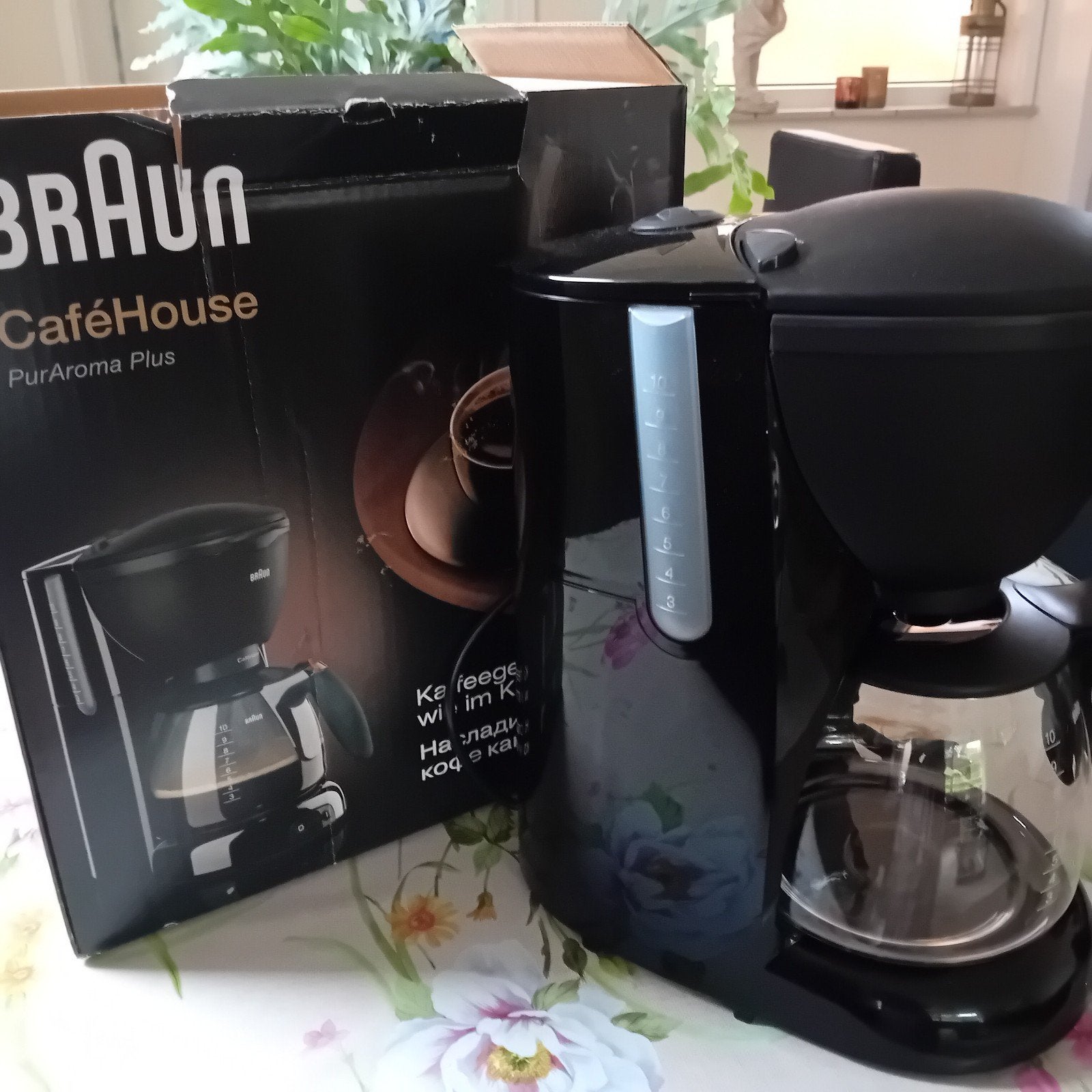 Braun CaféHouse PurAroma Plus Koffiezetapparaat, Gebruikt, 10 kopjes of meer, Koffiemachine, Gemalen koffie