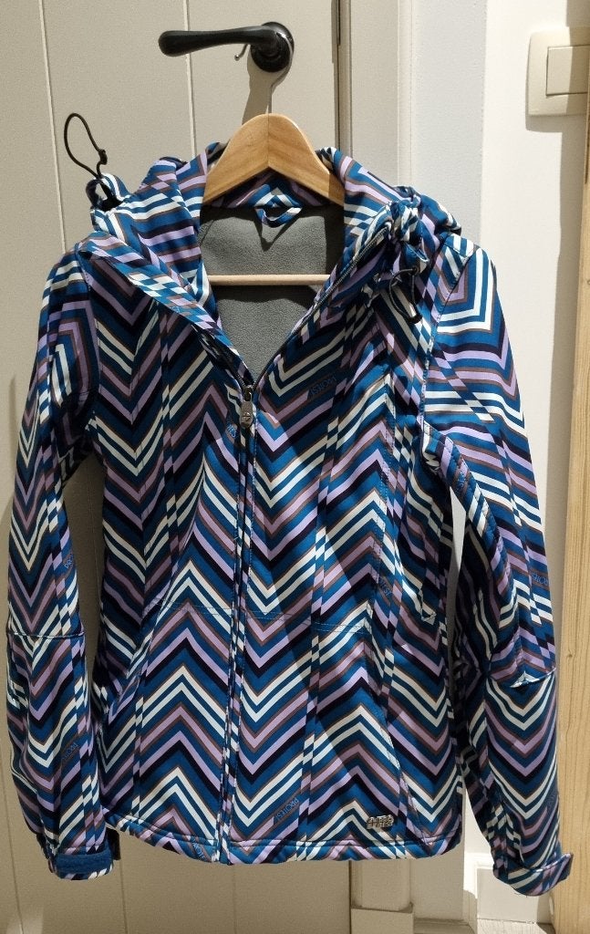 Protest softshell winter jas (snowboard/ski), Kleding | Dames, Jassen | Winter, Meerkleurig, Ophalen of Verzenden, Zo goed als nieuw
