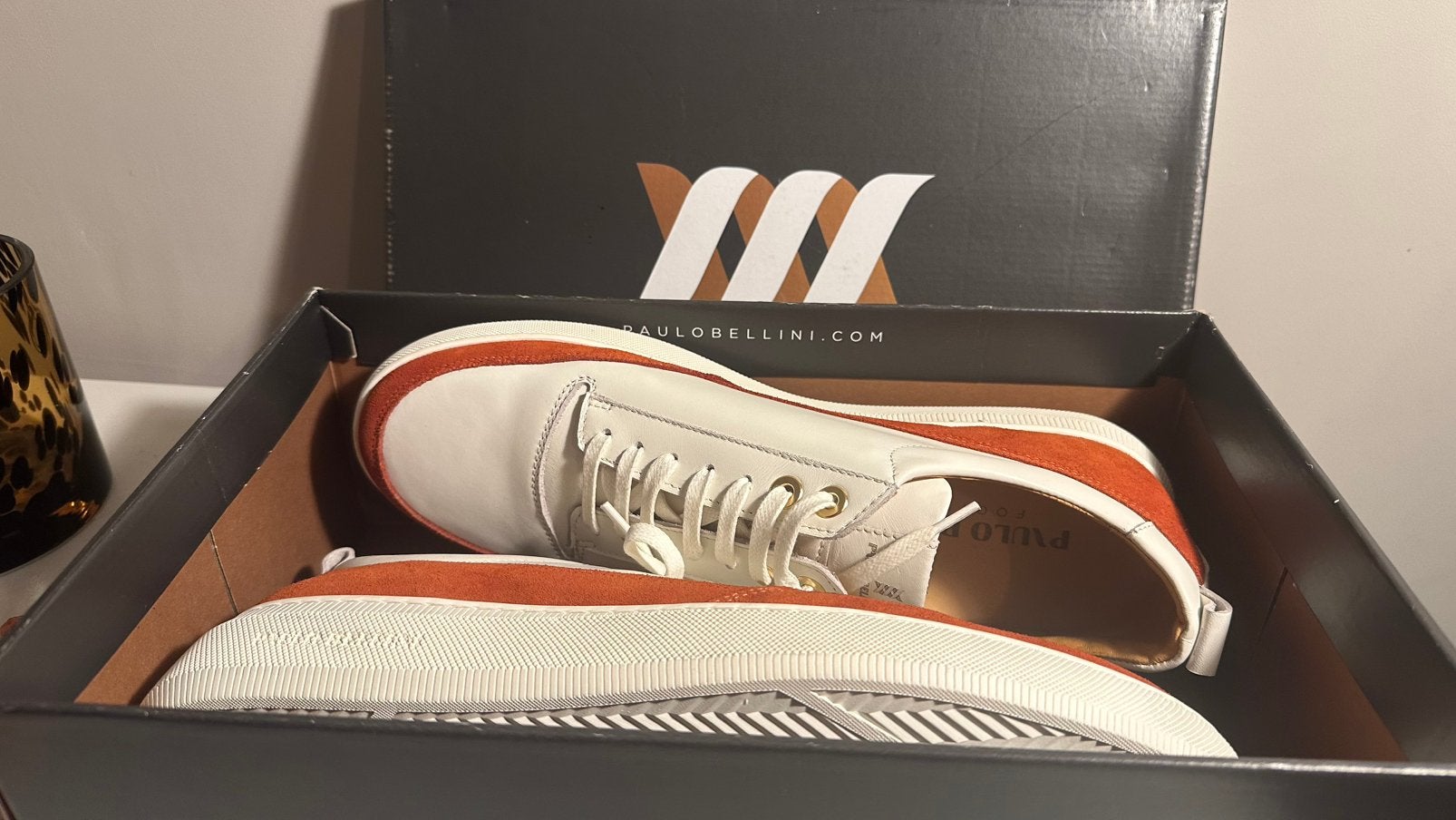Paulo Bellini witte leren sneakers heren nieuw maat 46, Ophalen of Verzenden