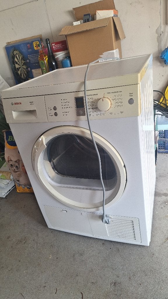 Condens droger Bosch, Witgoed en Apparatuur, Ophalen, 6 tot 8 kg, Gebruikt, Anti-kreukfase
