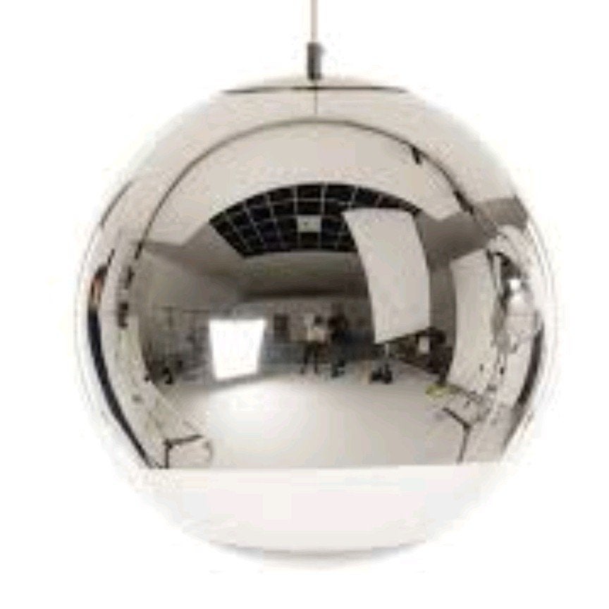 Tom Dixon Mirror Ball hanglamp - Origineel 50 cm, Modern Design, Zo goed als nieuw, Metaal, E27 (groot)
