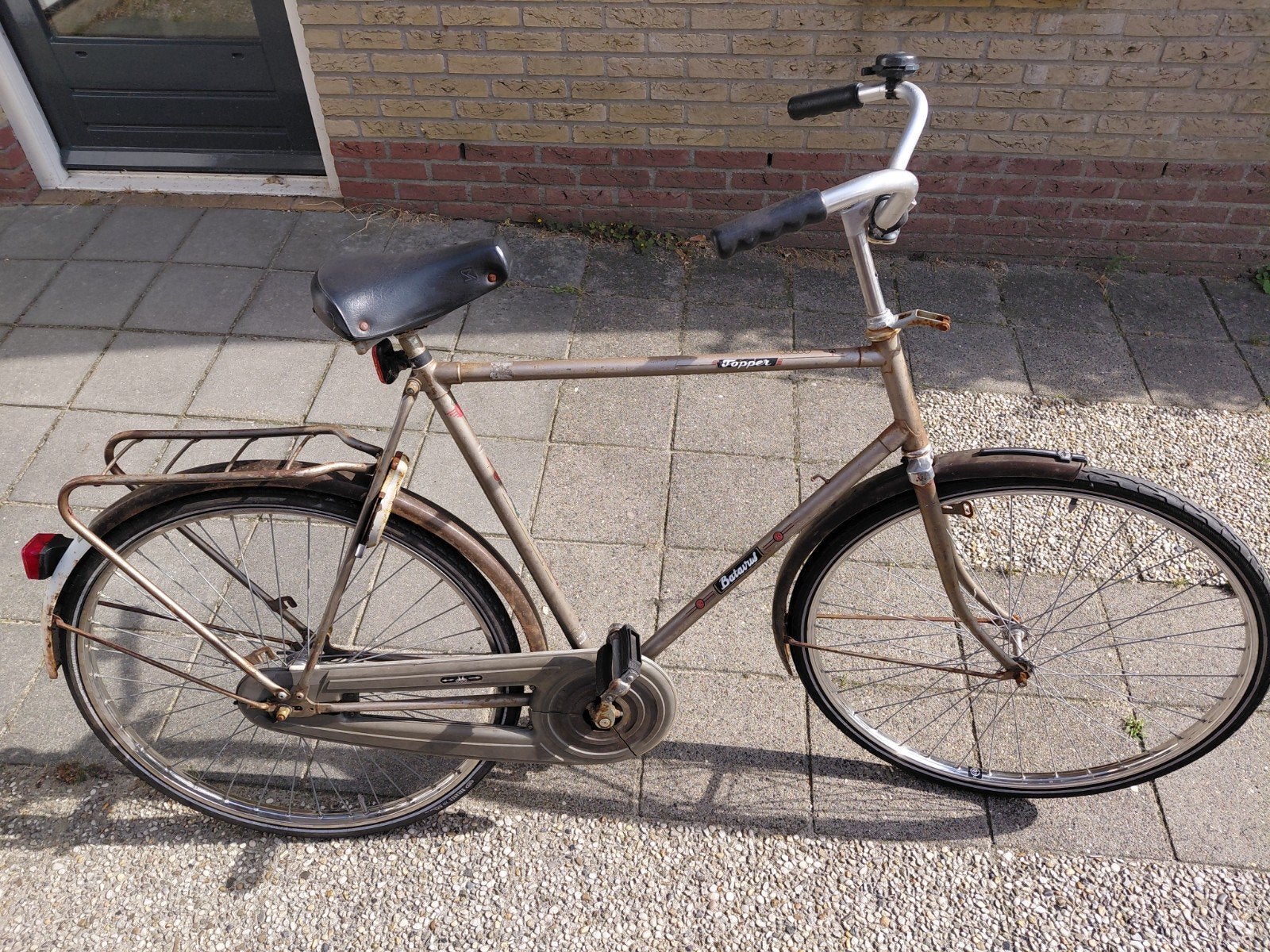 prima herenfiets batavus, stationsfiets., Fietsen en Brommers, Fietsen | Heren | Herenfietsen, Ophalen, Terugtraprem, Gebruikt