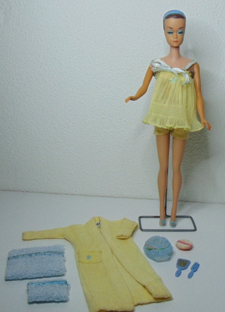 Vintage Barbie pop Fashion Queen set, Ophalen of Verzenden, Gebruikt, Pop