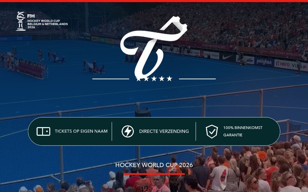 WK Hockey Tickets | Betrouwbare kaarten WK Hockey Amstelveen, Drie personen of meer