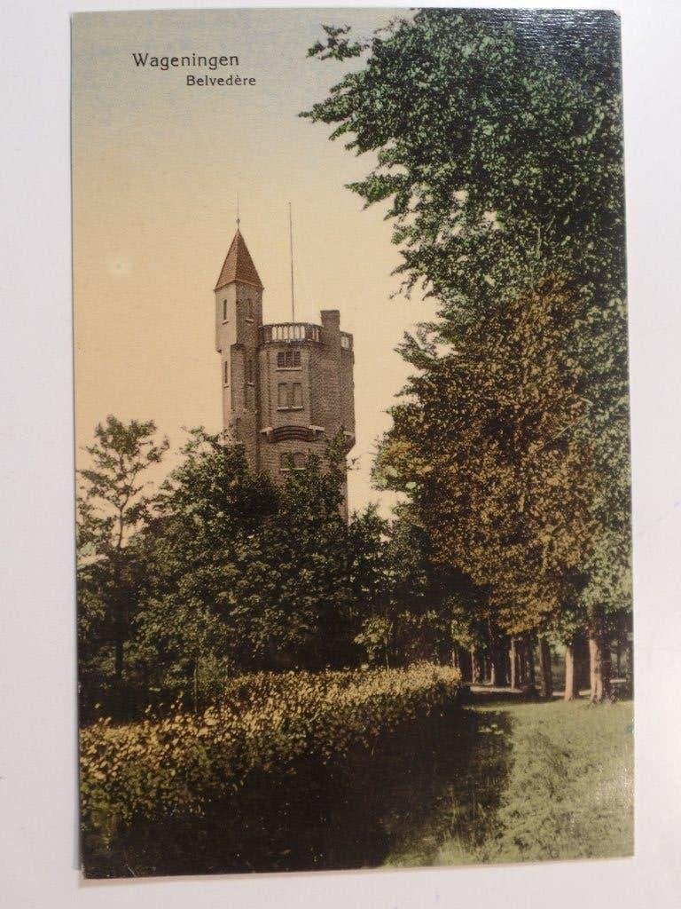 Wageningen Belvedere, Verzenden, 1920 tot 1940, Ongelopen, Gelderland
