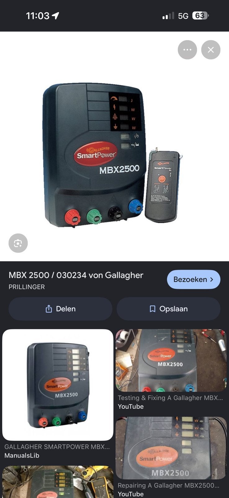 Gezocht gallagher smartpower mbx2500 of Gallagher M5000i, Dieren en Toebehoren, Stalling en Weidegang