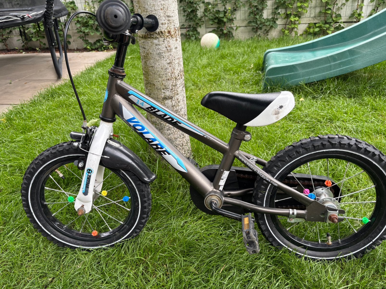 14 inch kinderfiets cross, Ophalen, Gebruikt, Staal, Velgrem