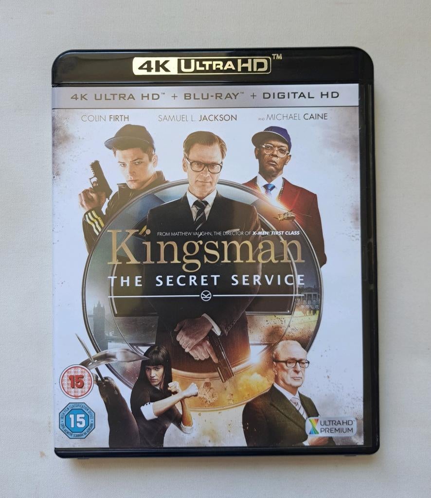 Kingsman: The Secret Service [4K Ultra HD + Blu-ray], Cd's en Dvd's, Blu-ray, Ophalen of Verzenden, Zo goed als nieuw, Actie