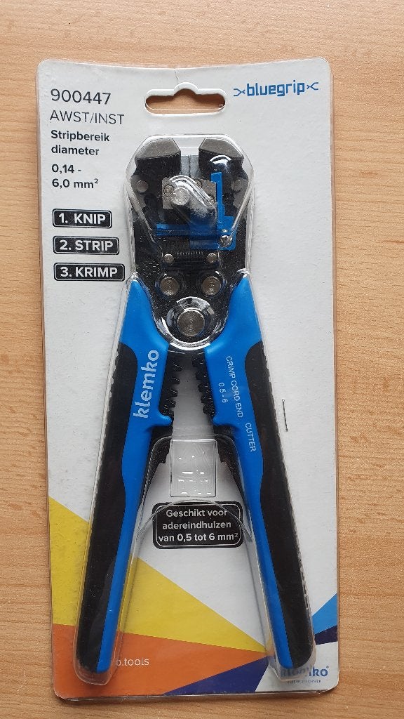 Klemko striptang 90047 (knip/strip/krimp), Ophalen of Verzenden, Nieuw, Overige typen, Overige merken