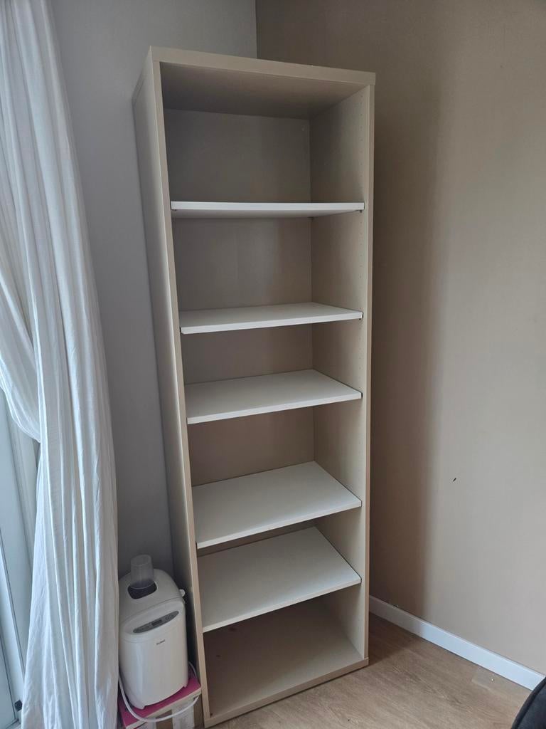 IKEA Besta kast, beige met witte planken, Ophalen, Gebruikt, 50 tot 100 cm, 150 tot 200 cm