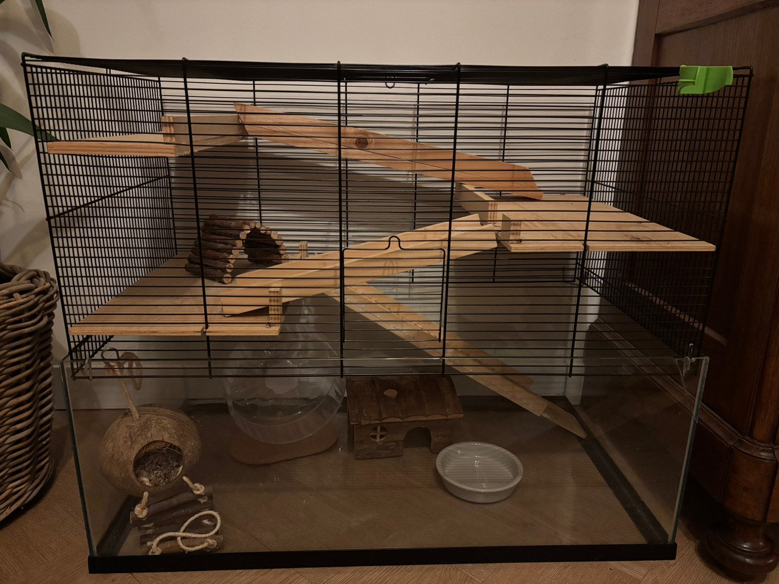 Hamsterhok te koop, Zo goed als nieuw, 75 tot 110 cm, Ophalen, Minder dan 60 cm