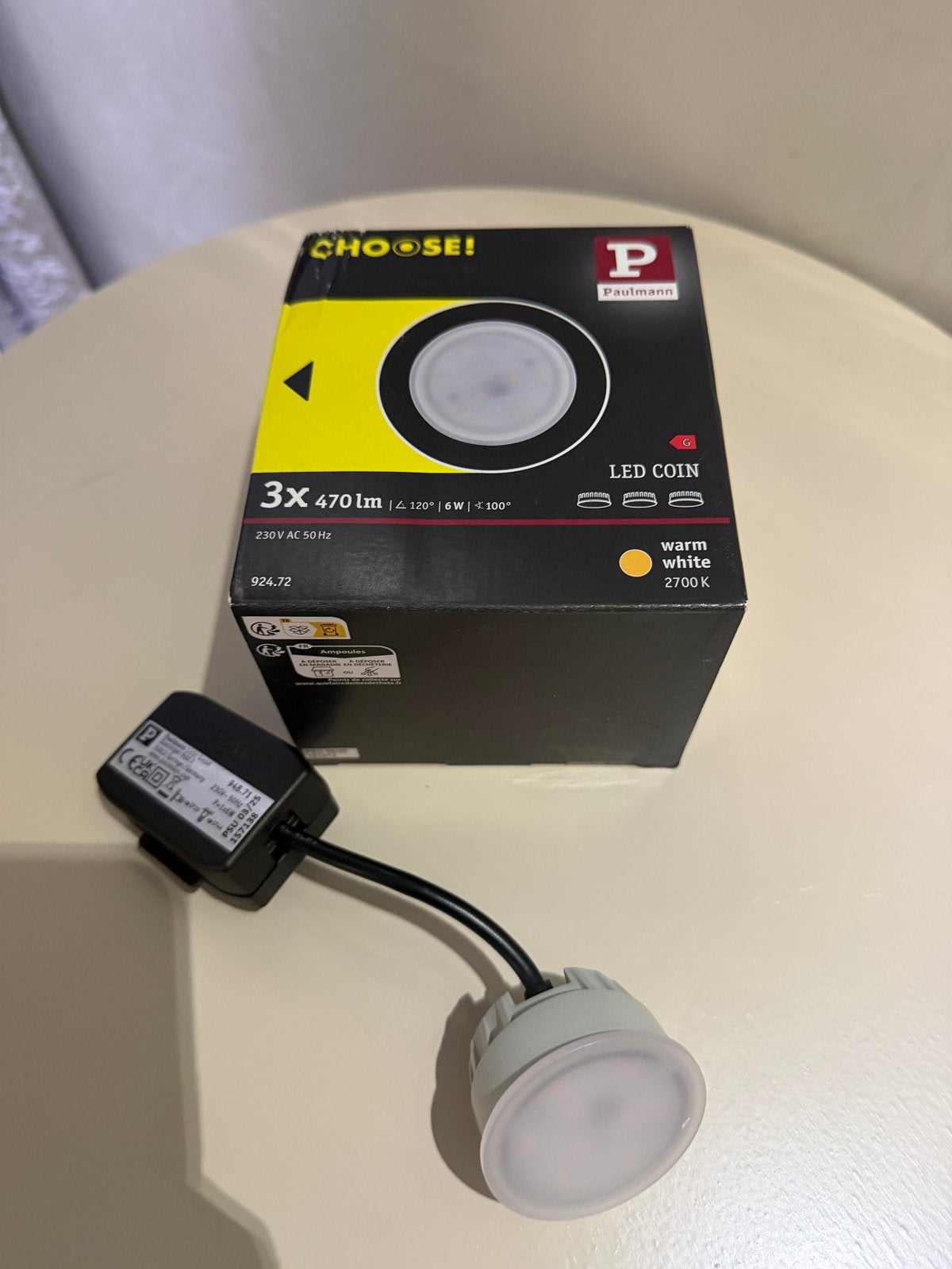 Nieuwe Paulmann LED Coin inbouwspots - 13 stuks, warm wit, Ophalen of Verzenden, Nieuw, Paulmann