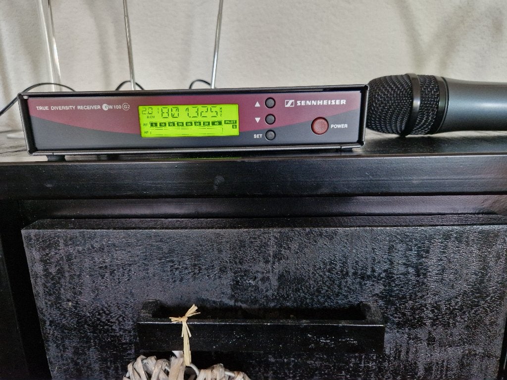 Sennheiser ew 100 G2, Ophalen of Verzenden, Gebruikt, Zangmicrofoon, Draadloos