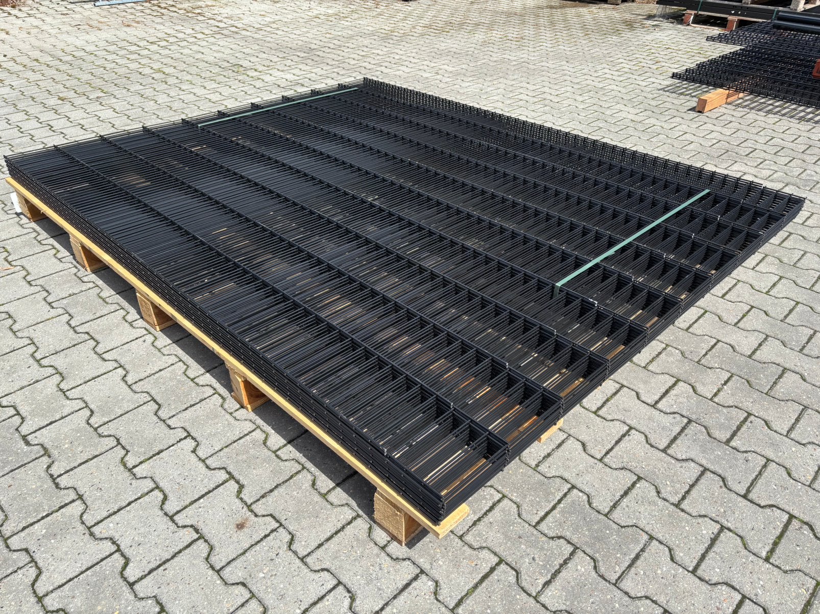 35 meter dubbelstaafmat hekwerk, hoogte 203 centimeter!, Ophalen, S, Nieuw, Dubbelstaafmat hekwerk