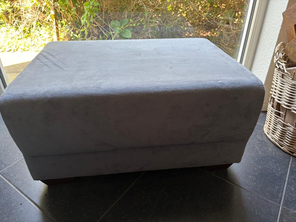Voetenbank, Ophalen, Zo goed als nieuw, Rechthoekig, 50 tot 75 cm