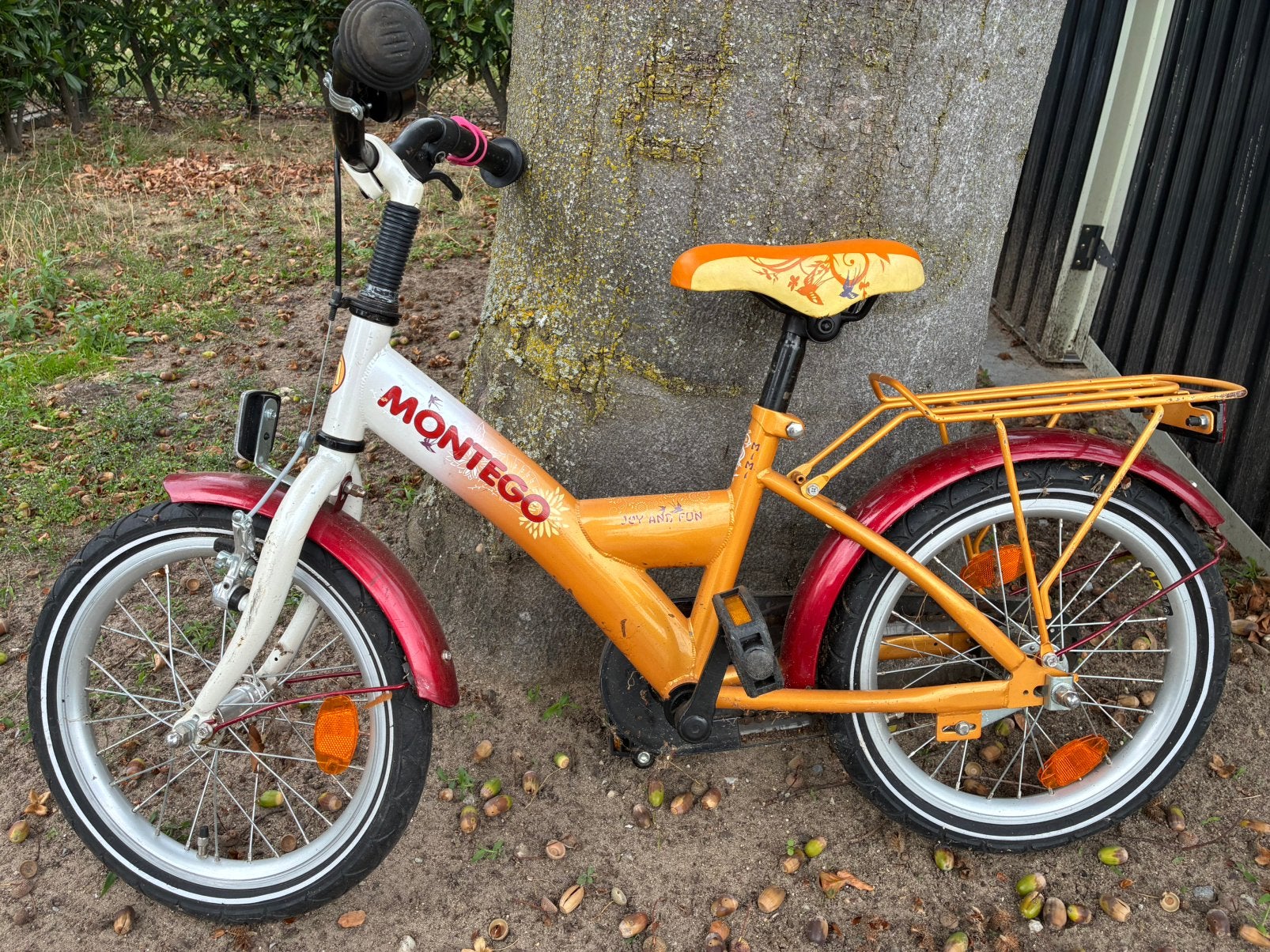 Kinderfietsje, Fietsen en Brommers, Ophalen, Gebruikt, Terugtraprem, Minder dan 16 inch