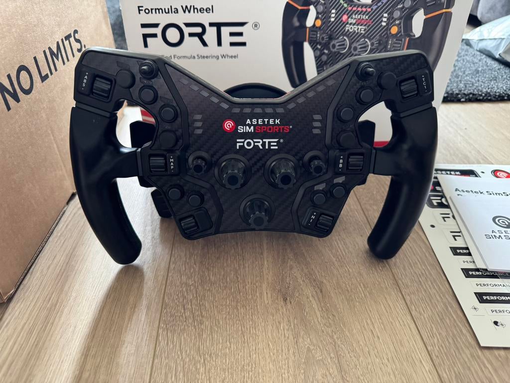Asetek SimSports Forte Formula Wheel, Ophalen of Verzenden, Zo goed als nieuw