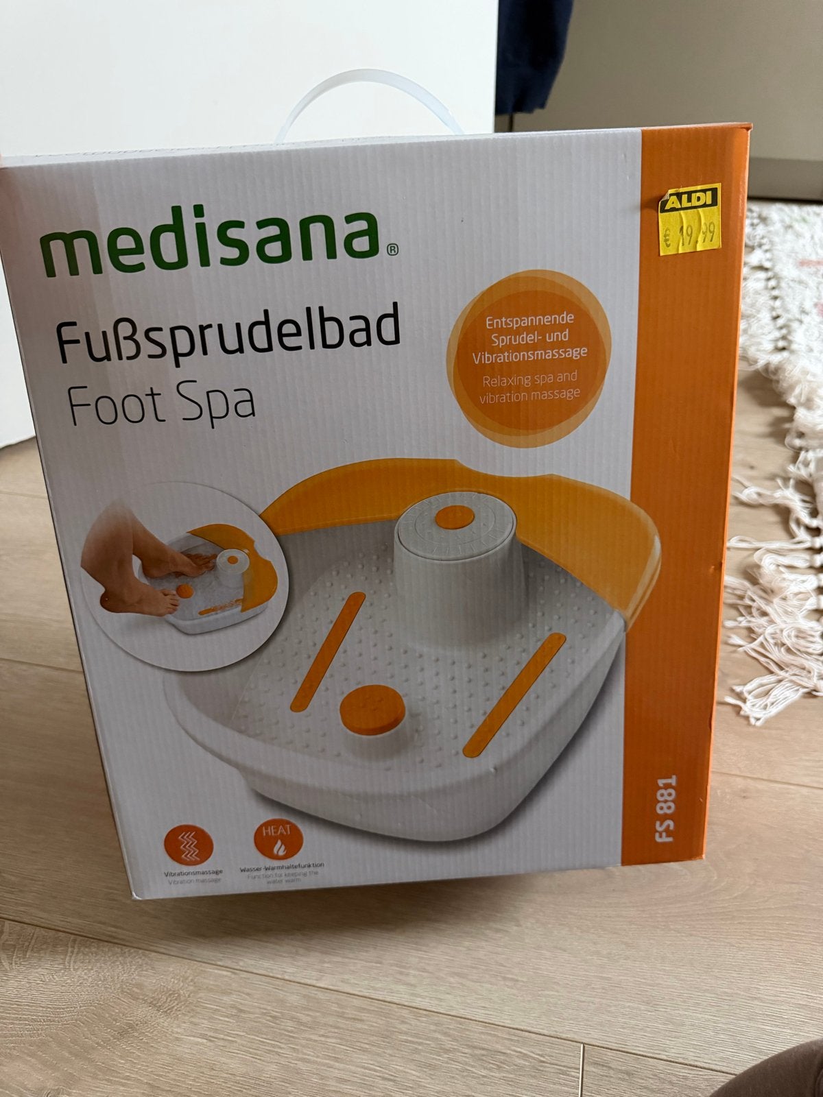 Medisana Voetbubbelbad - Ontspannende Voet Spa, Ophalen, Nieuw, Hand- en Voetverzorging