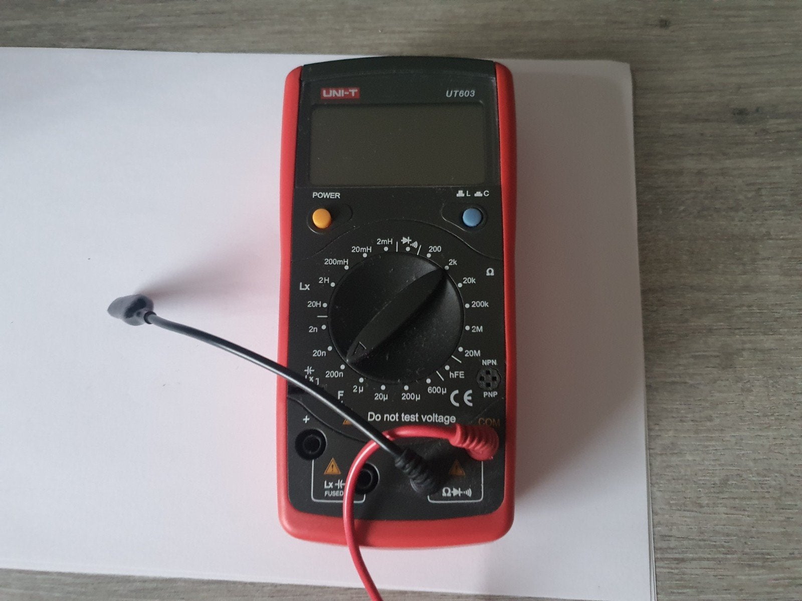 UNI-T UT603 LCR Meter - Inductantie Capaciteit Weerstand, Verzenden, Gebruikt