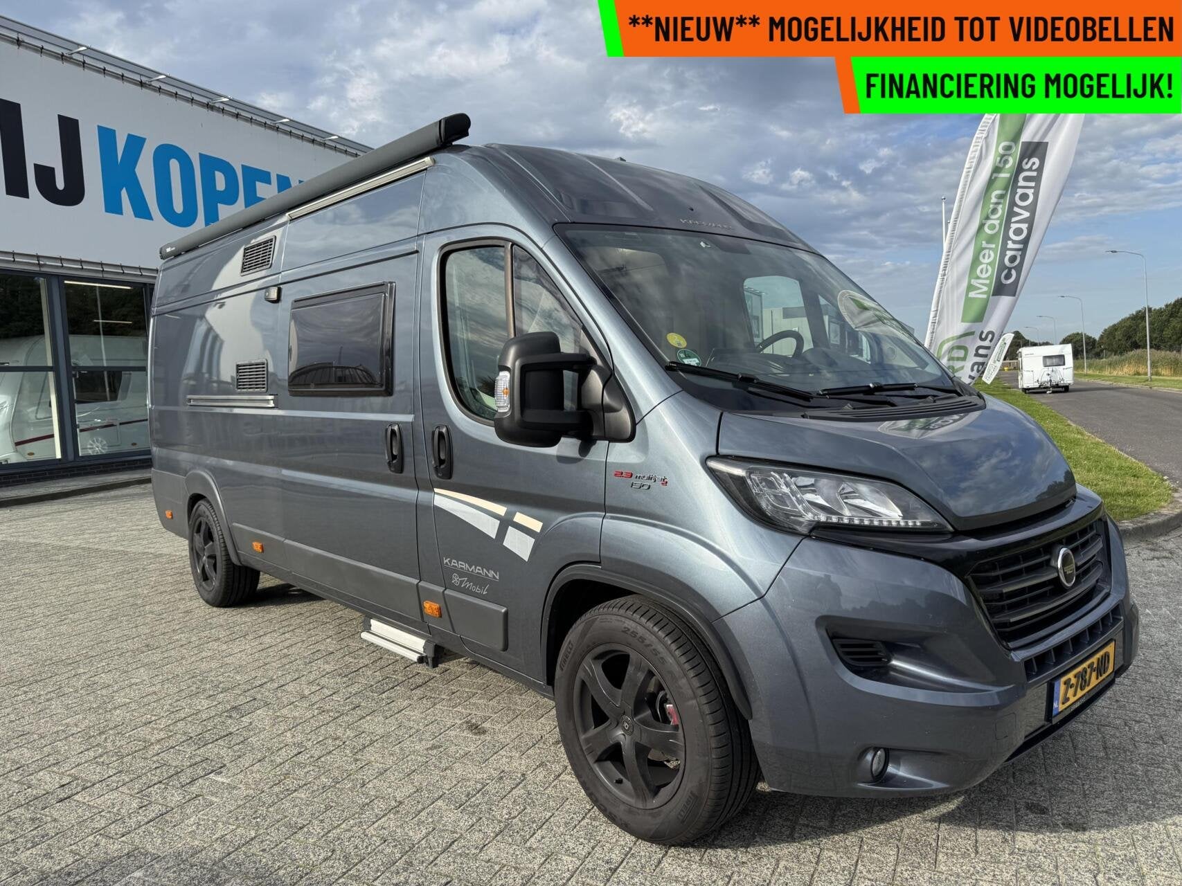 Karmann mobil DAVIS 620 AUTOMAAT, ENKELE BEDDEN, 44557 KM, Caravans en Kamperen, Automaat, Airconditioning, Buscamper of Camperbus